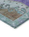 Addison Rugs Haelion Purple Washable Indoor-Outdoor Rug