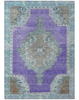 Addison Rugs Haelion Purple Washable Indoor-Outdoor Rug