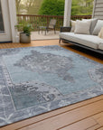 Addison Rugs Haelion Sky Washable Indoor-Outdoor Rug