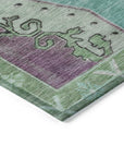 Addison Rugs Haelion Teal Washable Indoor-Outdoor Rug