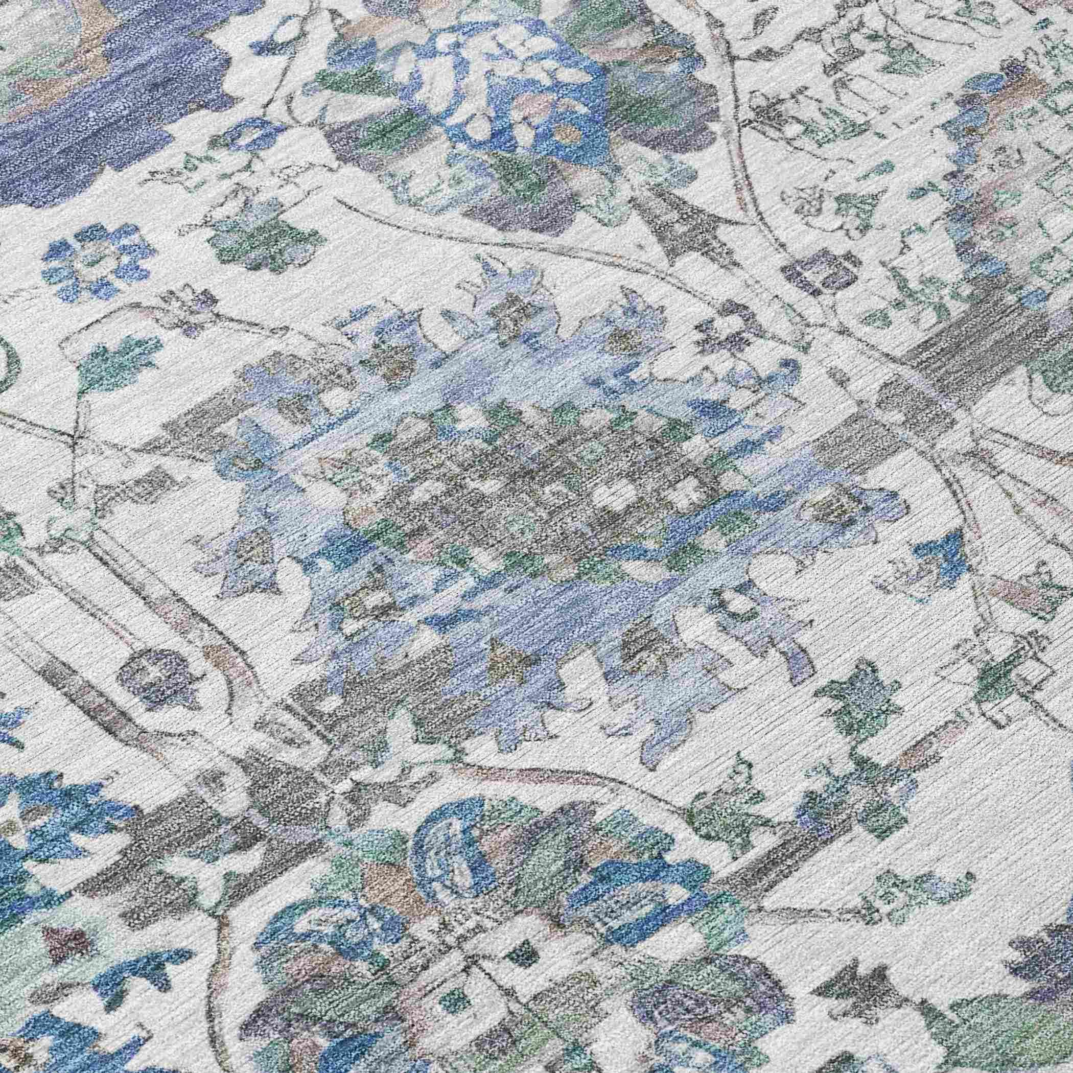 Addison Rugs Haelira Ivory Washable Indoor-Outdoor Rug