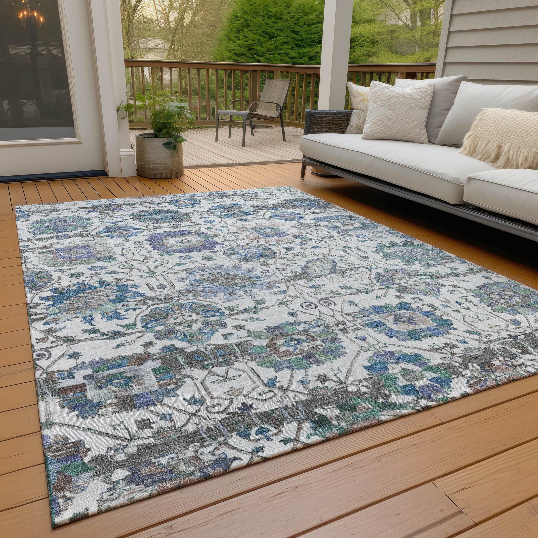 Addison Rugs Haelira Ivory Washable Indoor-Outdoor Rug