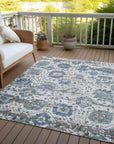 Addison Rugs Haelira Ivory Washable Indoor-Outdoor Rug