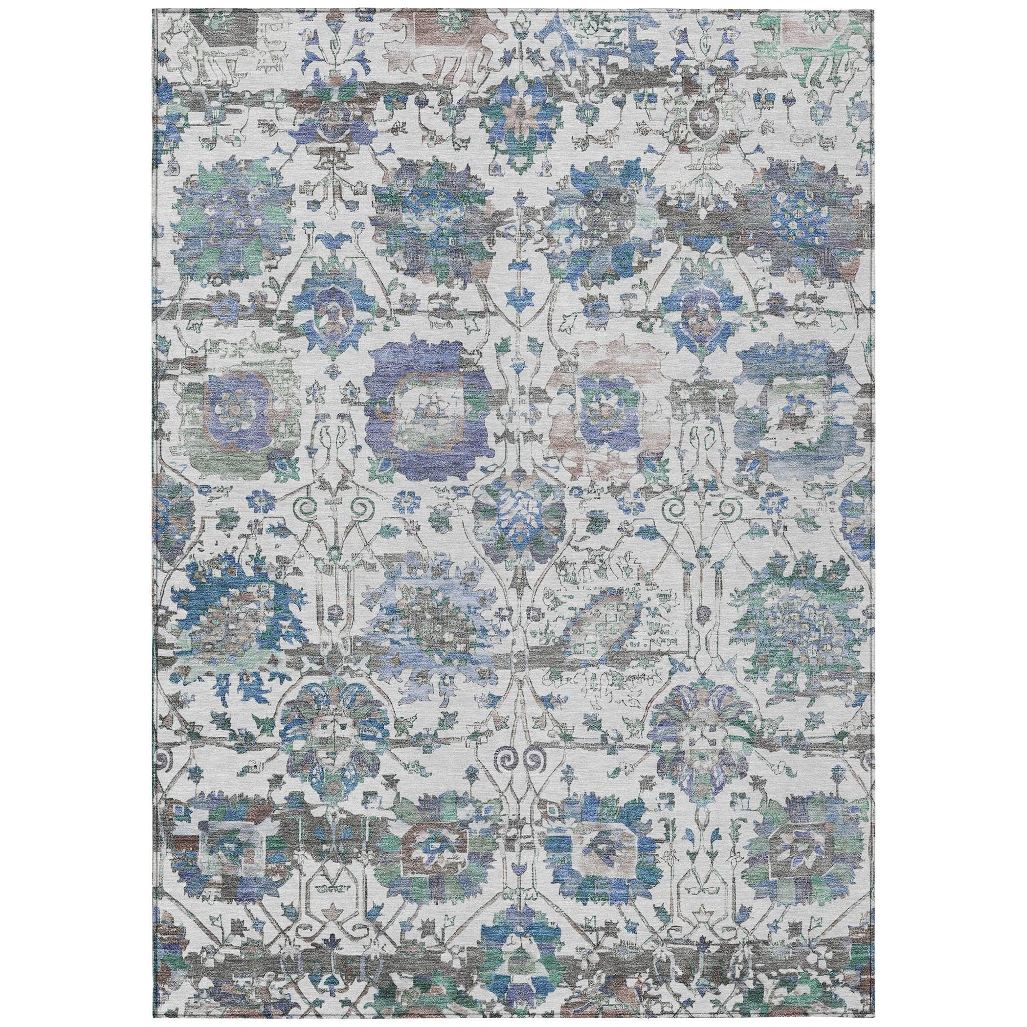 Addison Rugs Haelira Ivory Washable Indoor-Outdoor Rug