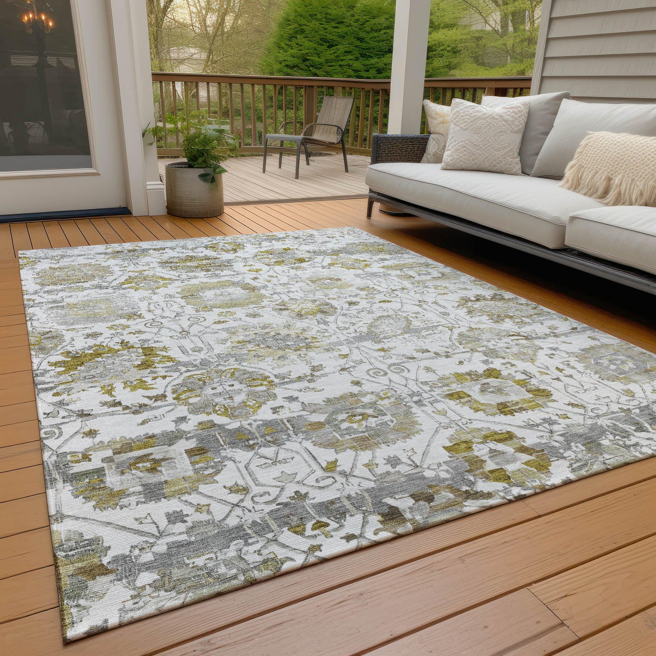 Addison Rugs Haelira Linen Washable Indoor-Outdoor Rug