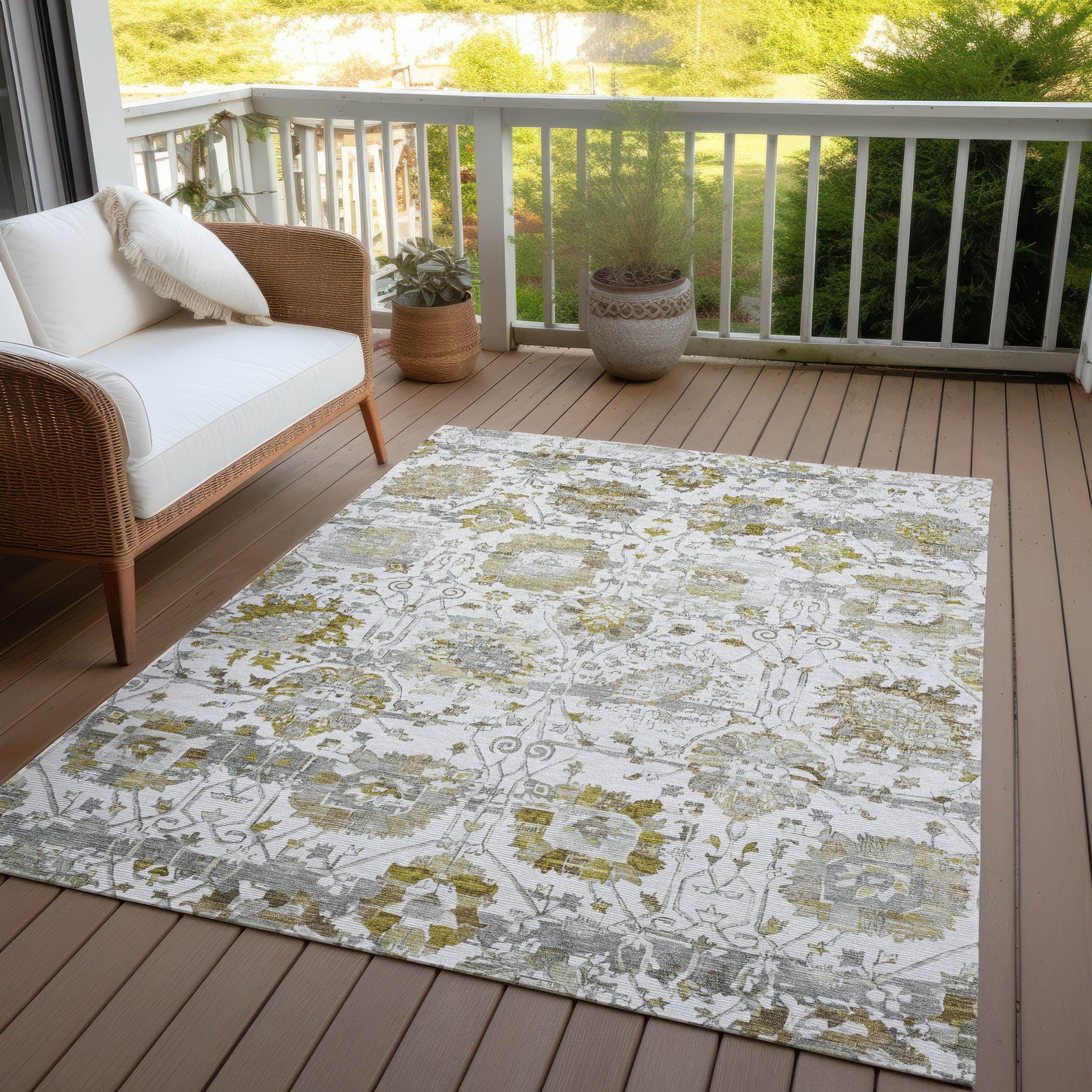 Addison Rugs Haelira Linen Washable Indoor-Outdoor Rug