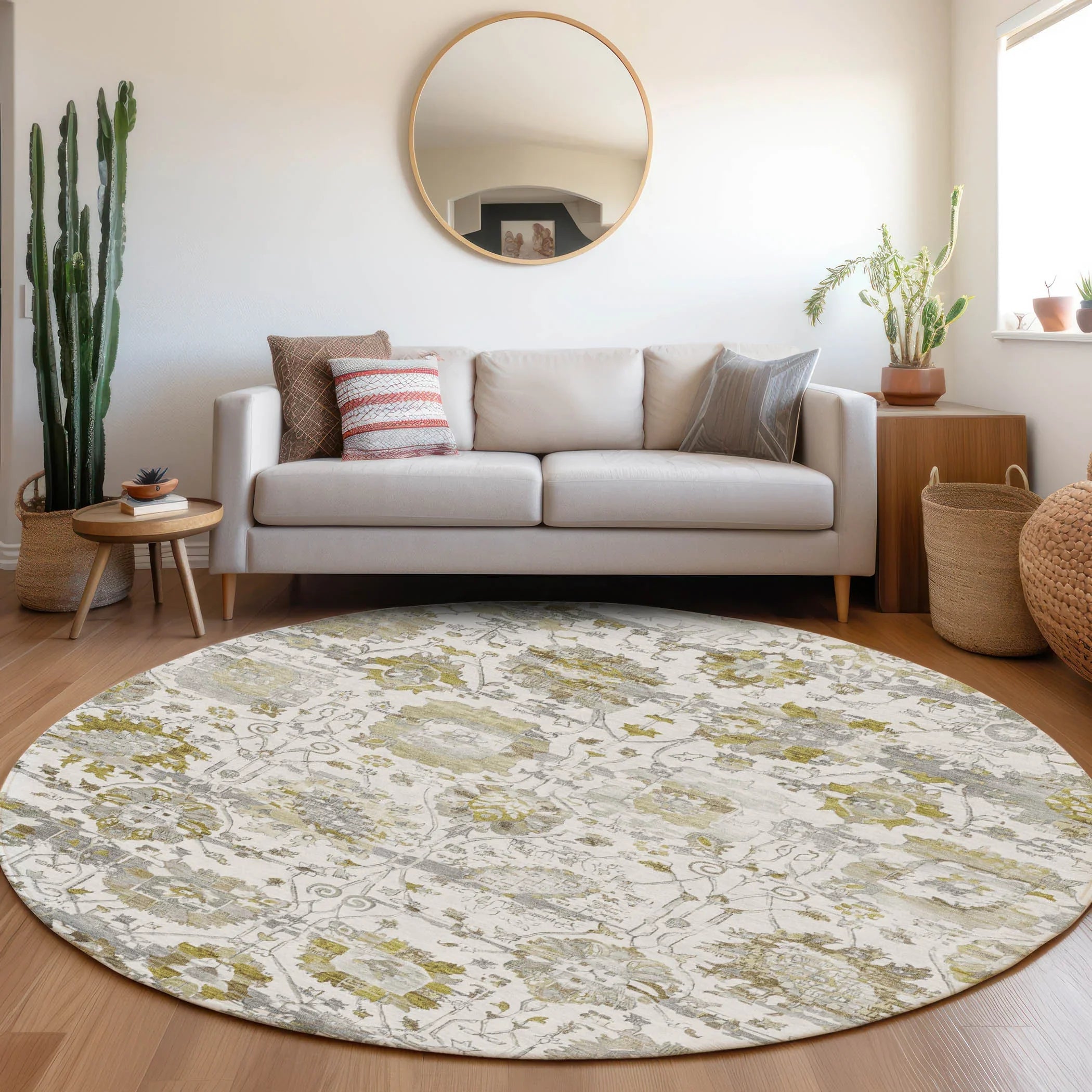 Addison Rugs Haelira Linen Washable Indoor-Outdoor Rug