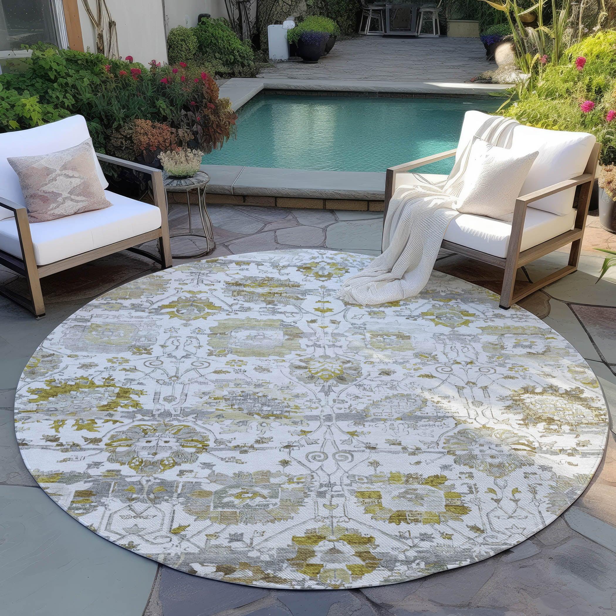 Addison Rugs Haelira Linen Washable Indoor-Outdoor Rug