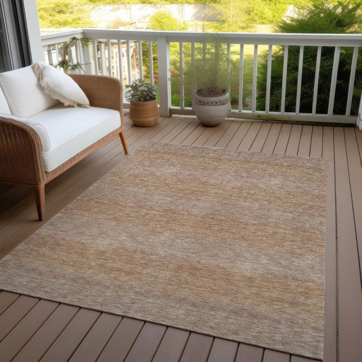 Addison Rugs Haelius Beige Washable Indoor-Outdoor Rug