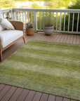 Addison Rugs Haelius Green Washable Indoor-Outdoor Rug