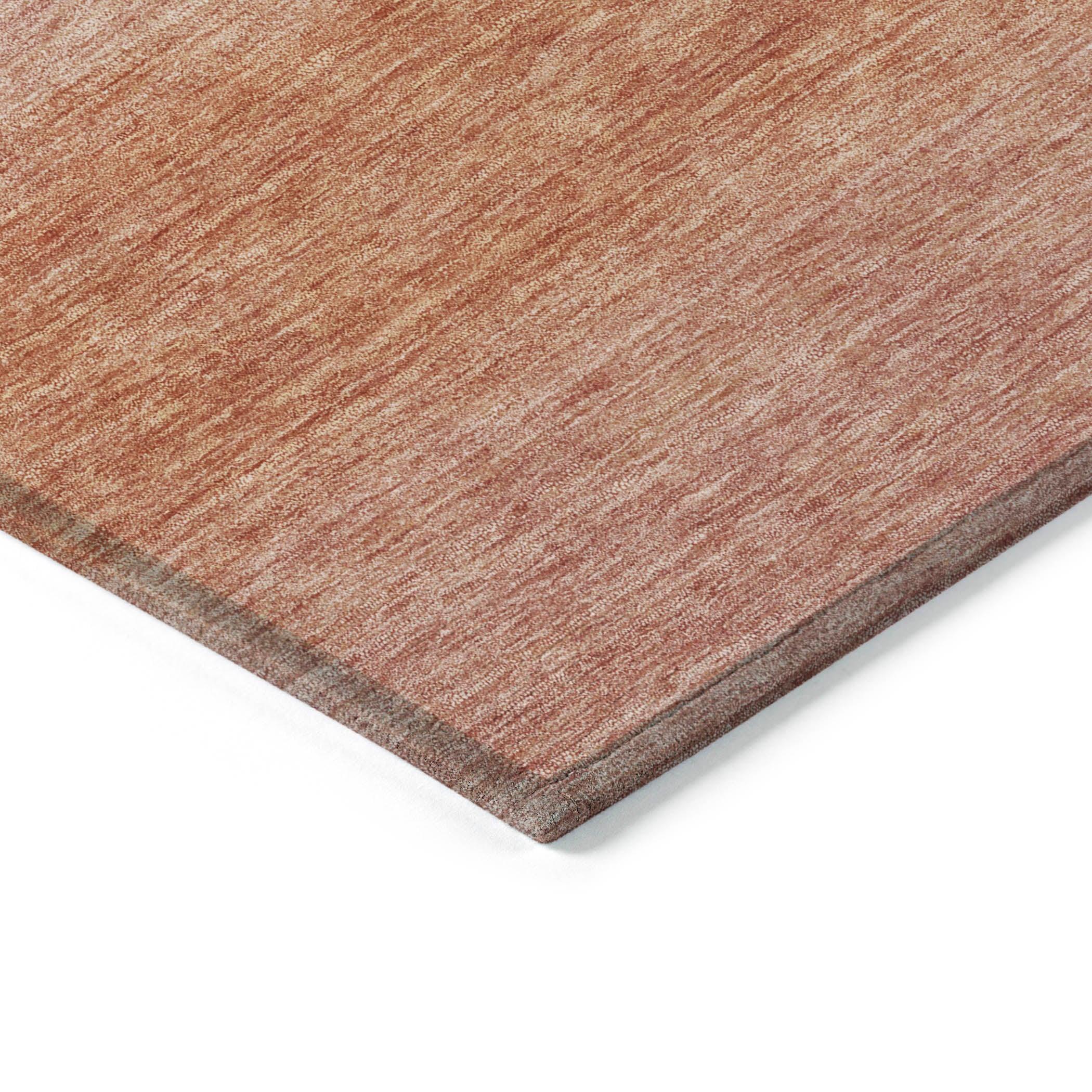 Addison Rugs Haelius Orange Washable Indoor-Outdoor Rug