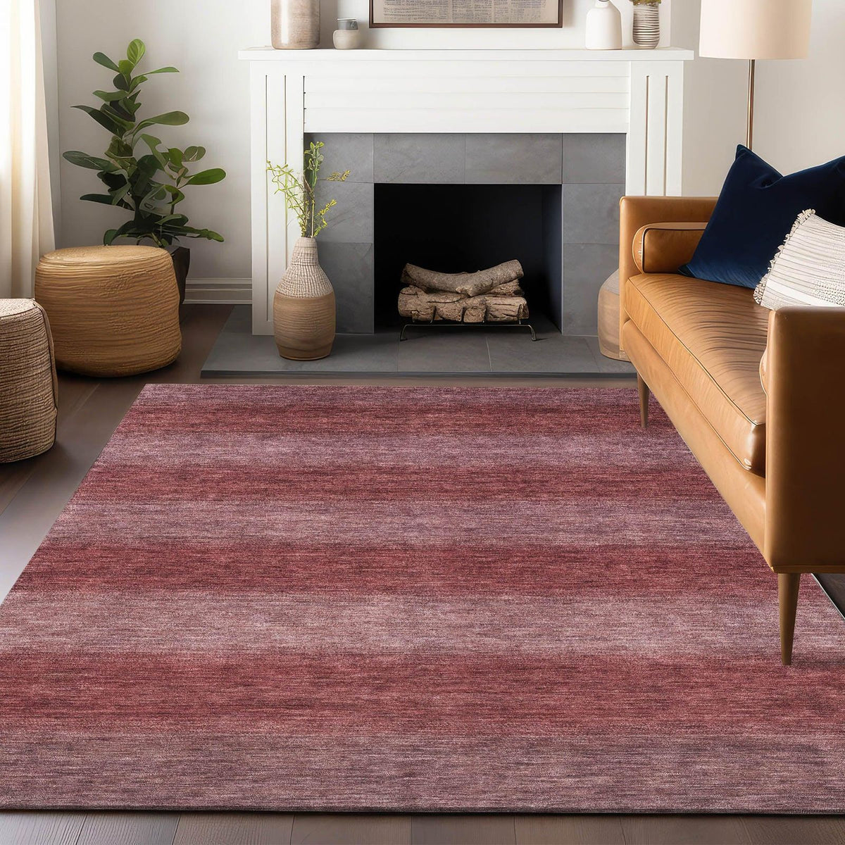 Addison Rugs Haelius Paprika Washable Indoor-Outdoor Rug