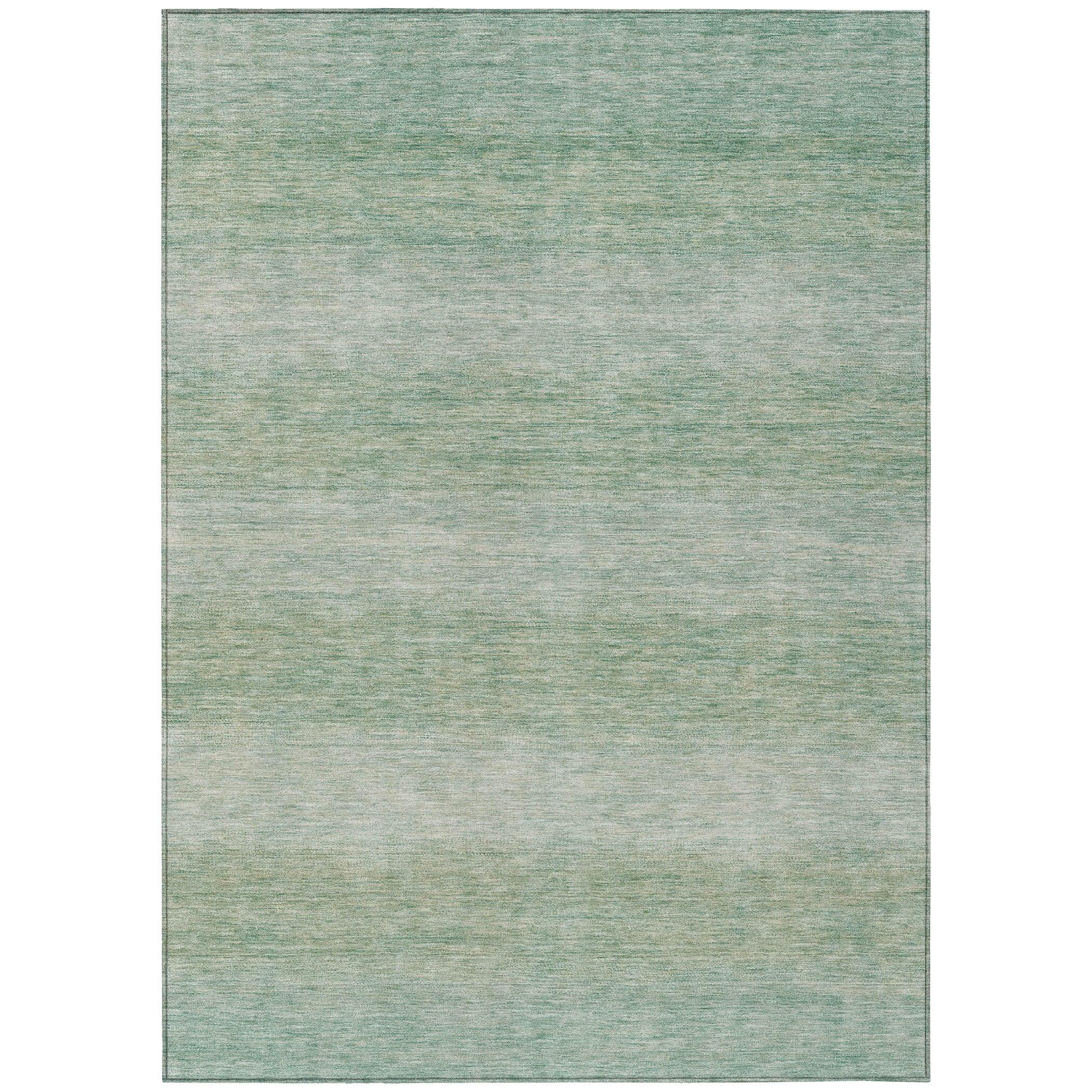 Addison Rugs Haelius Teal Washable Indoor-Outdoor Rug