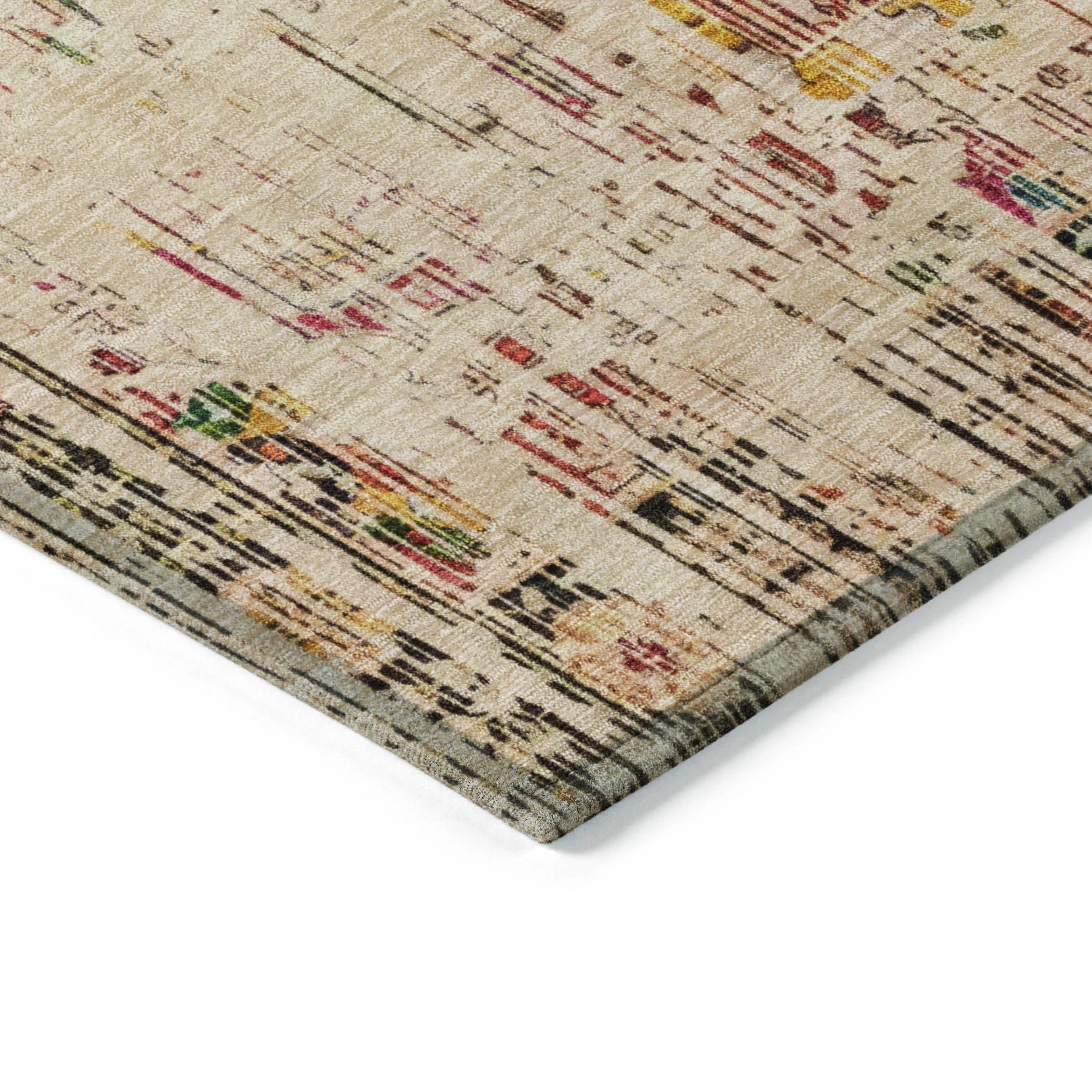 Addison Rugs Haelon Beige Washable Indoor-Outdoor Rug