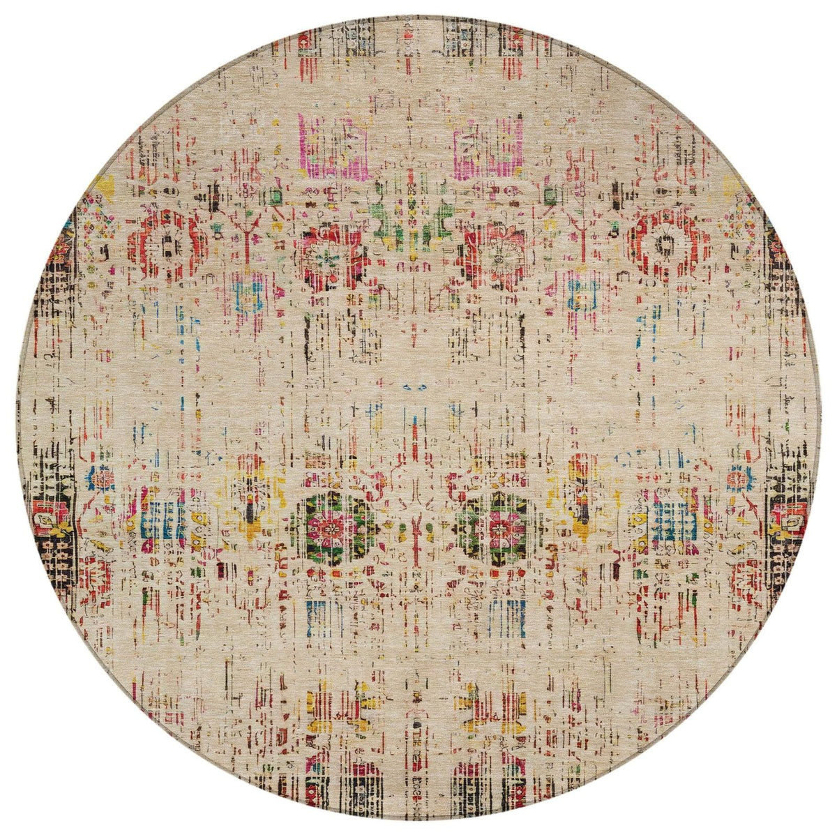 Addison Rugs Haelon Beige Washable Indoor-Outdoor Rug