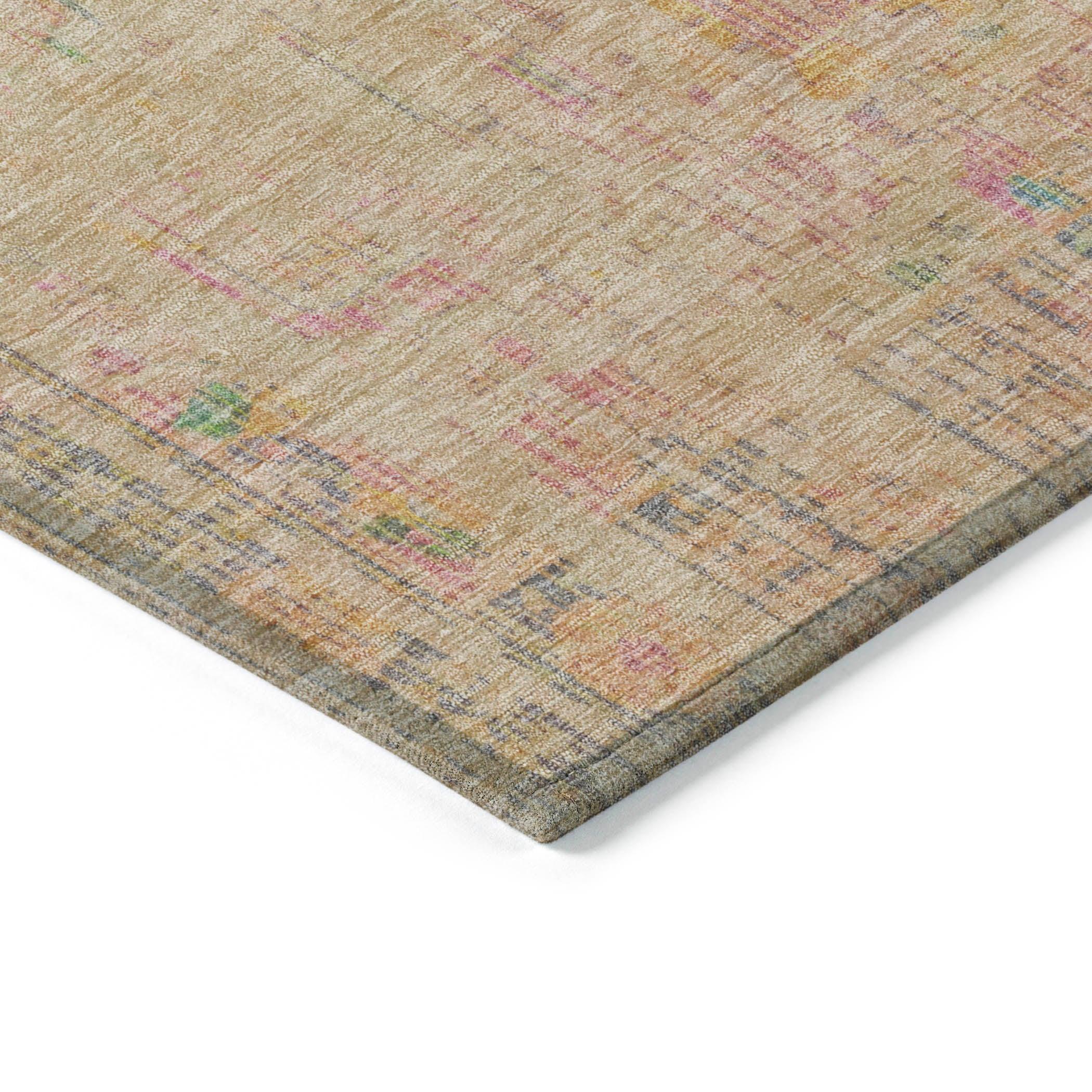 Addison Rugs Haelon Brown Washable Indoor-Outdoor Rug