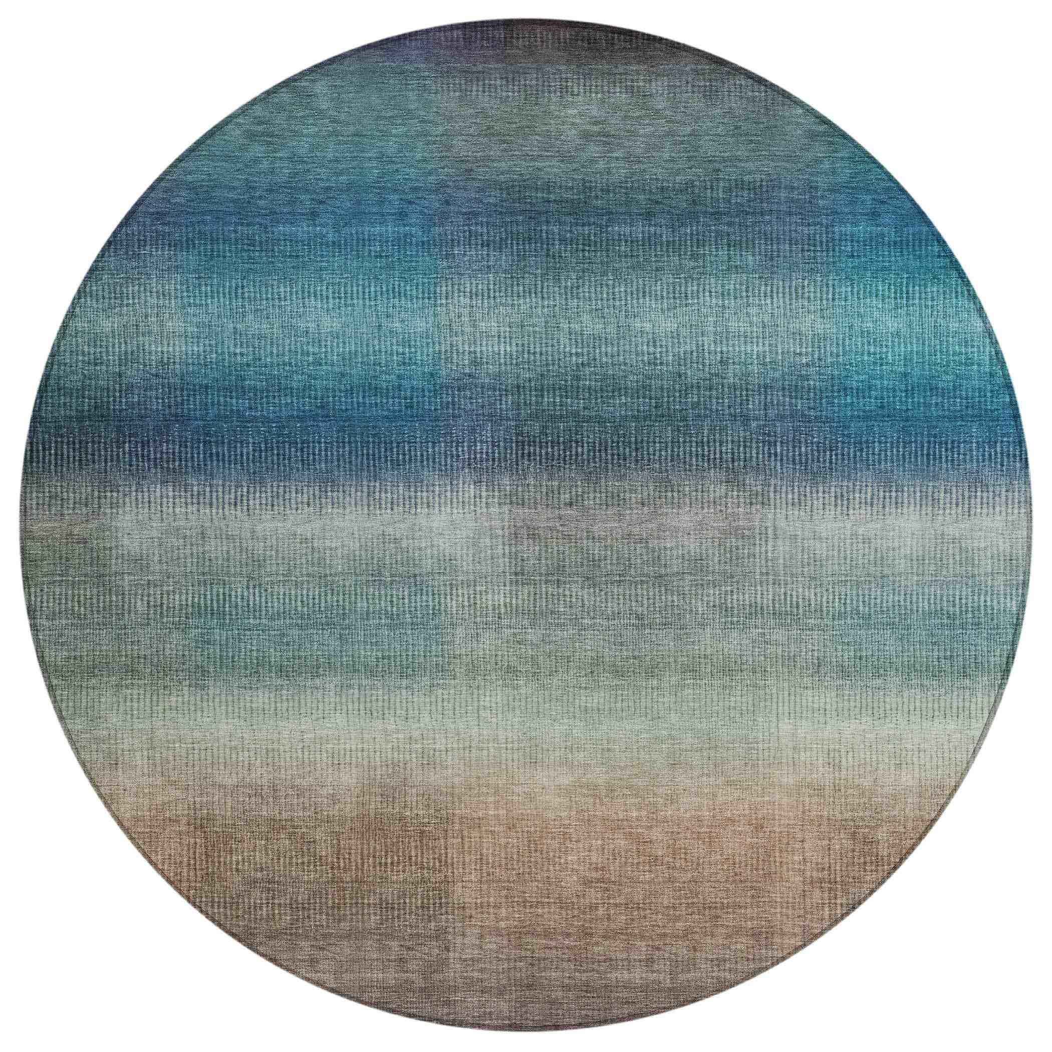 Addison Rugs Haelor Blue Washable Indoor-Outdoor Rug