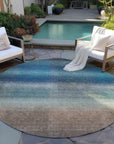 Addison Rugs Haelor Blue Washable Indoor-Outdoor Rug