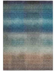Addison Rugs Haelor Blue Washable Indoor-Outdoor Rug