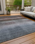 Addison Rugs Haelor Brown Washable Indoor-Outdoor Rug