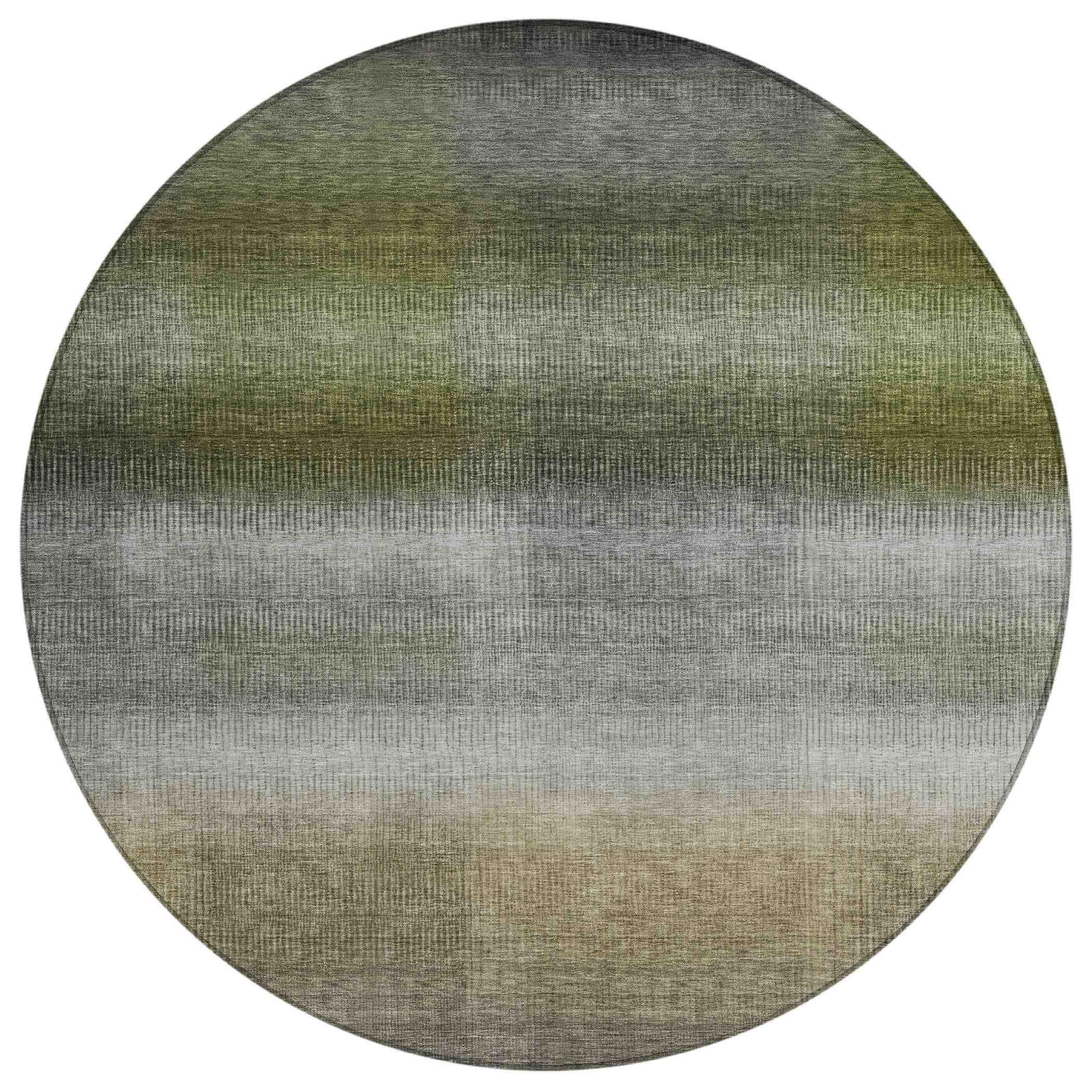 Addison Rugs Haelor Gray Washable Indoor-Outdoor Rug