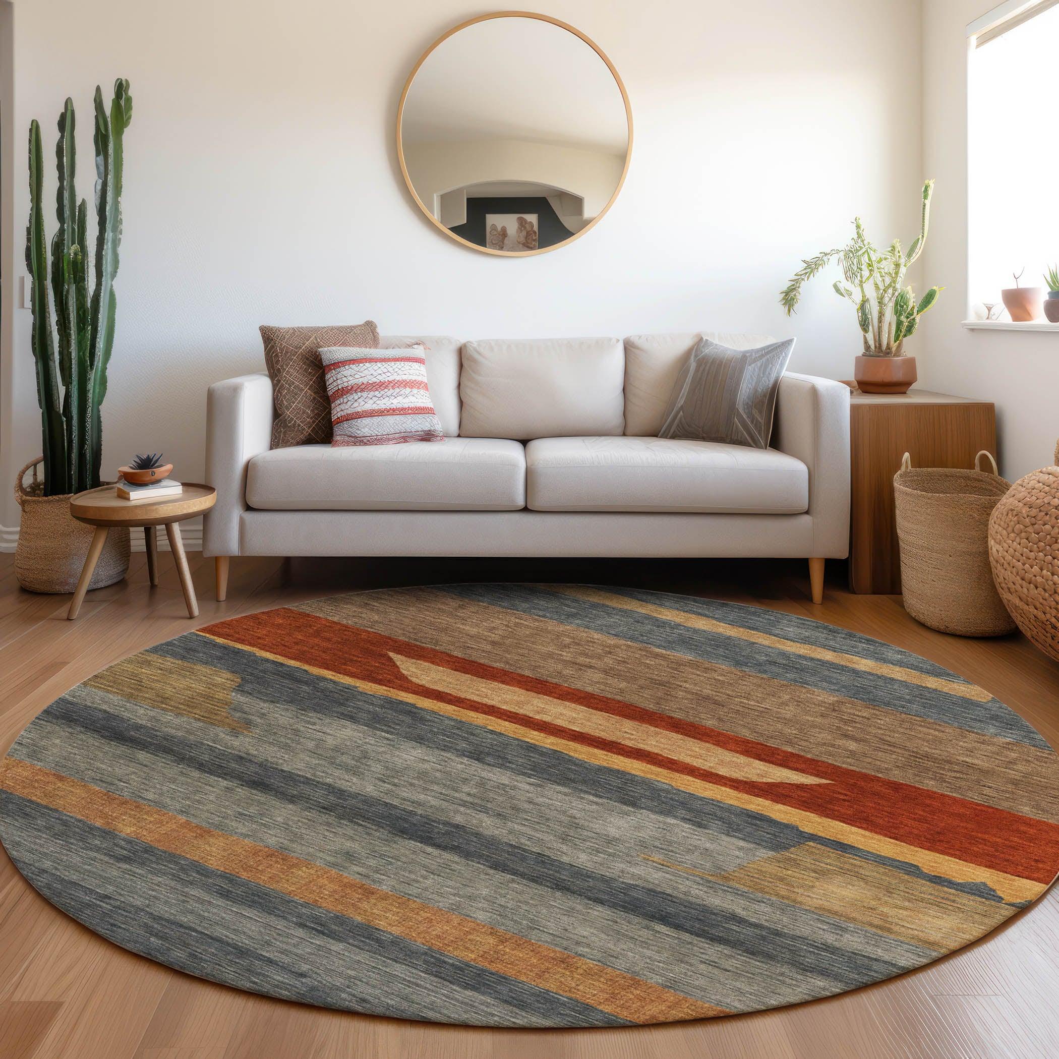 Addison Rugs Haelora Blue Washable Indoor-Outdoor Rug