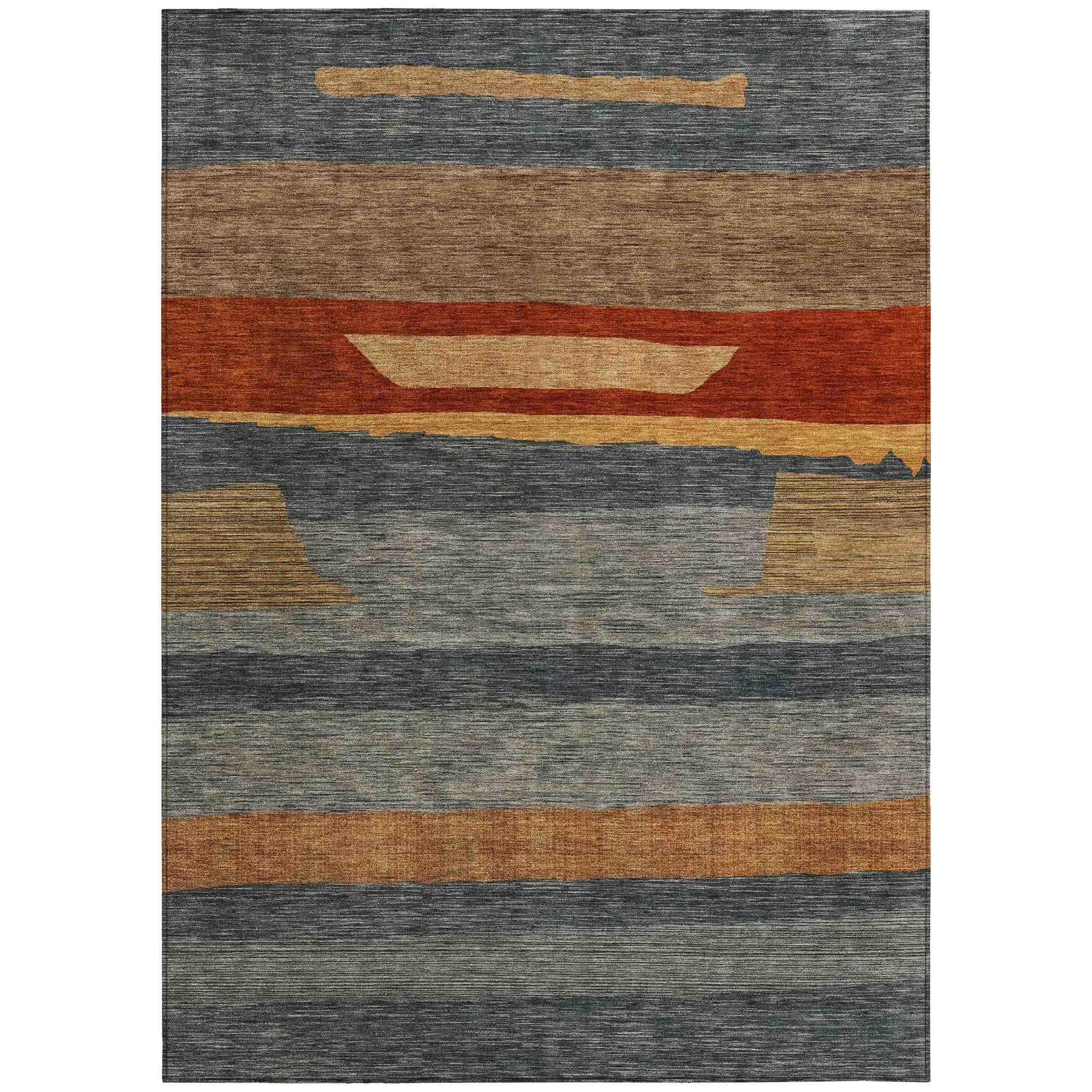 Addison Rugs Haelora Blue Washable Indoor-Outdoor Rug