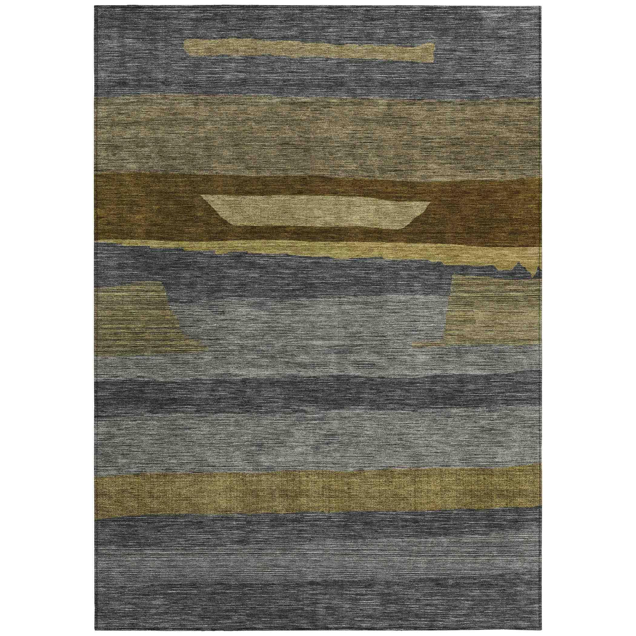 Addison Rugs Haelora Gray Washable Indoor-Outdoor Rug
