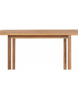 HiTeak Hamilton Square Teak Outdoor Dining Table Umbrella Hole