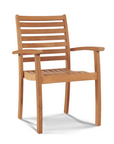 HiTeak Hamilton Teak Patio Square Dining Set 7PC