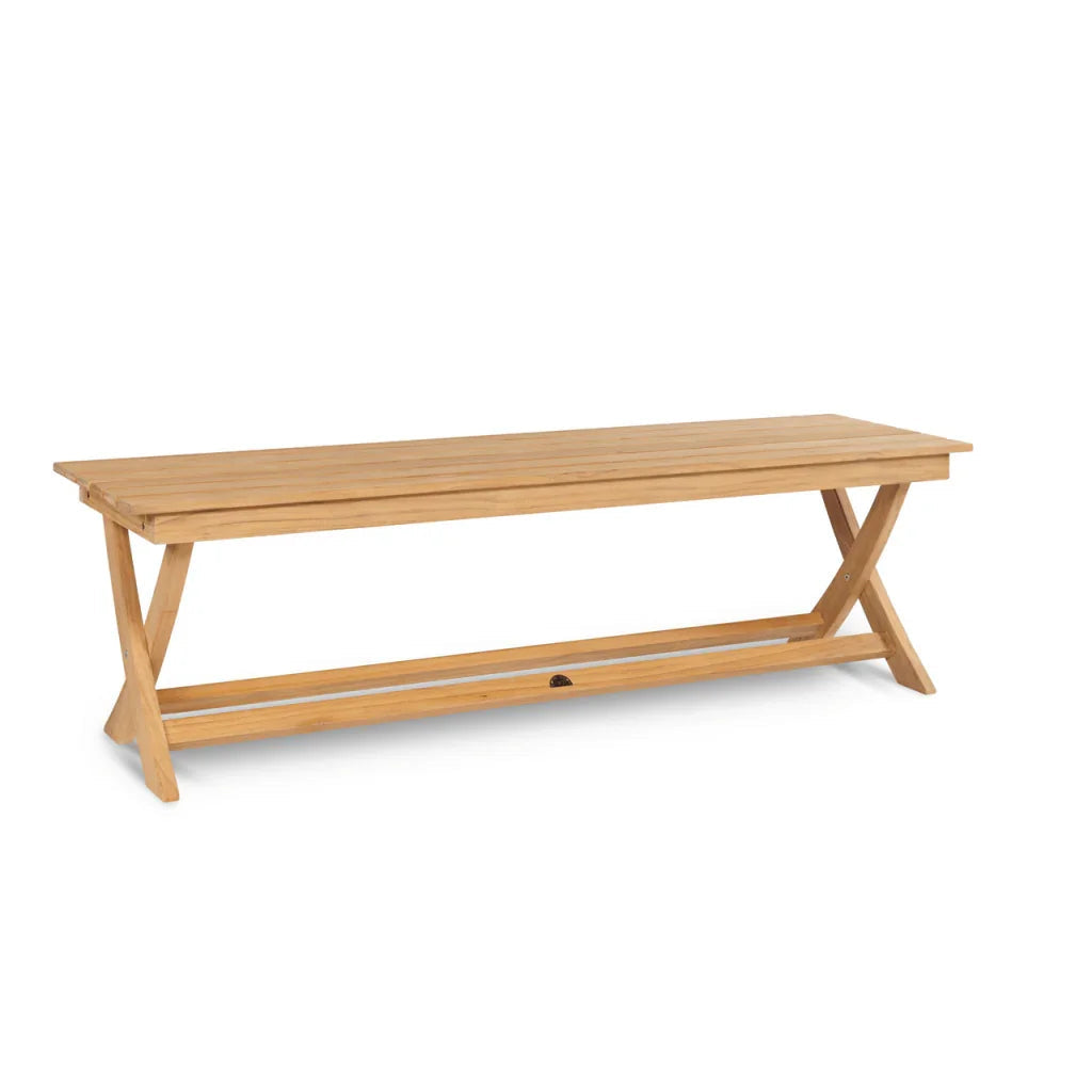 HiTeak Hamilton Teak Patio Square Dining Set 7PC
