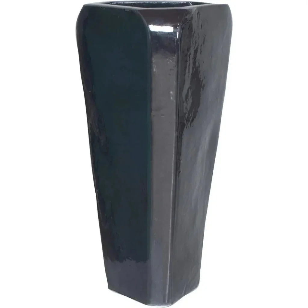 Emissary Handcrafted Ceramic Triangle Outdoor Pot
