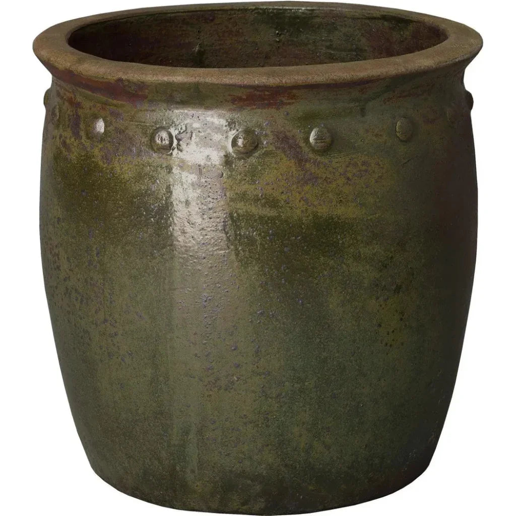Emissary Handcrafted Round Ceramic Planter