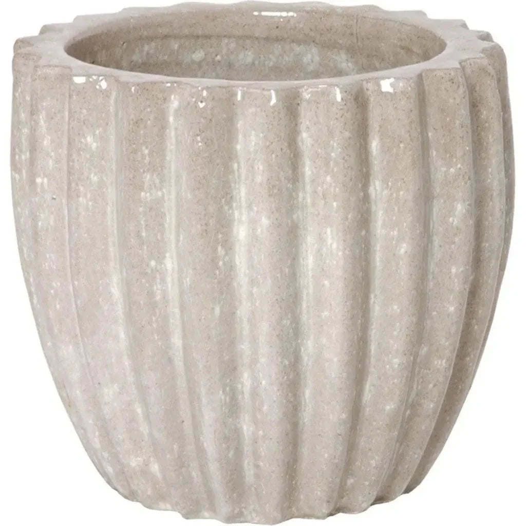 Emissary Handcrafted Round Ceramic Pot