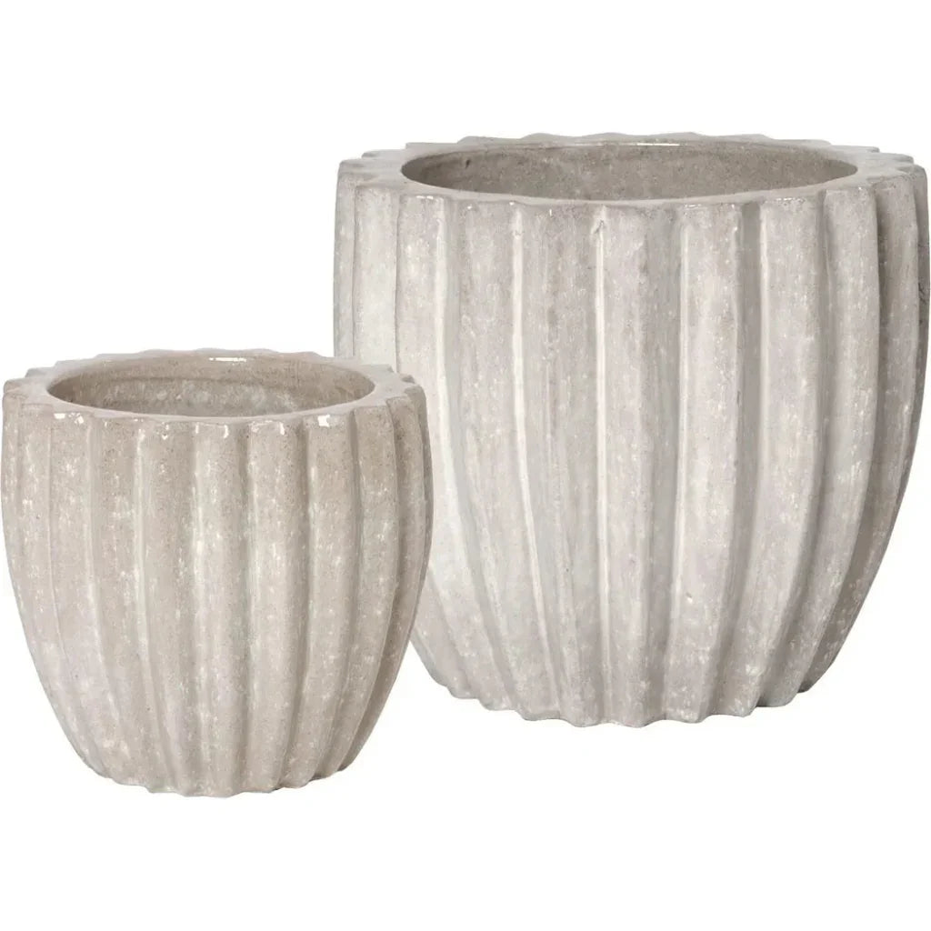 Emissary Handcrafted Round Ceramic Pot