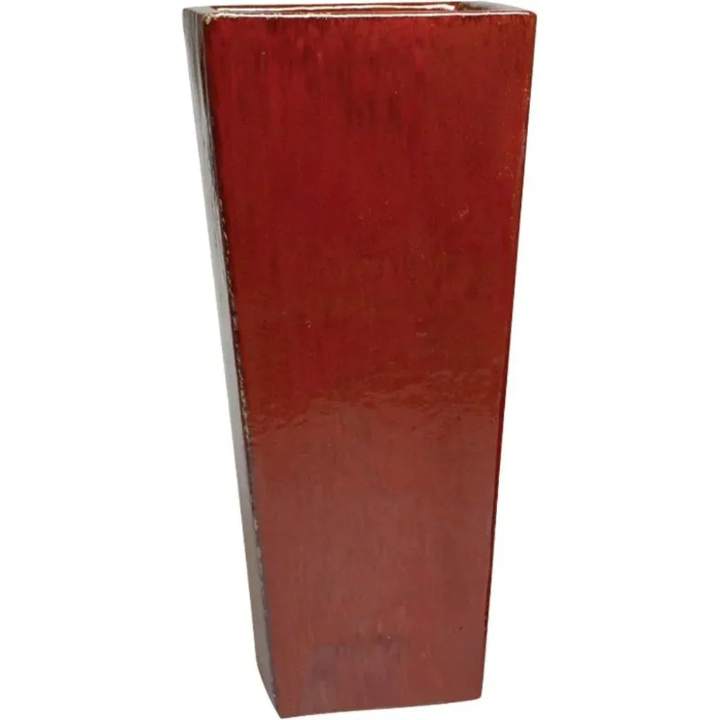 Emissary Handcrafted Square Outdoor Ceramic Pot