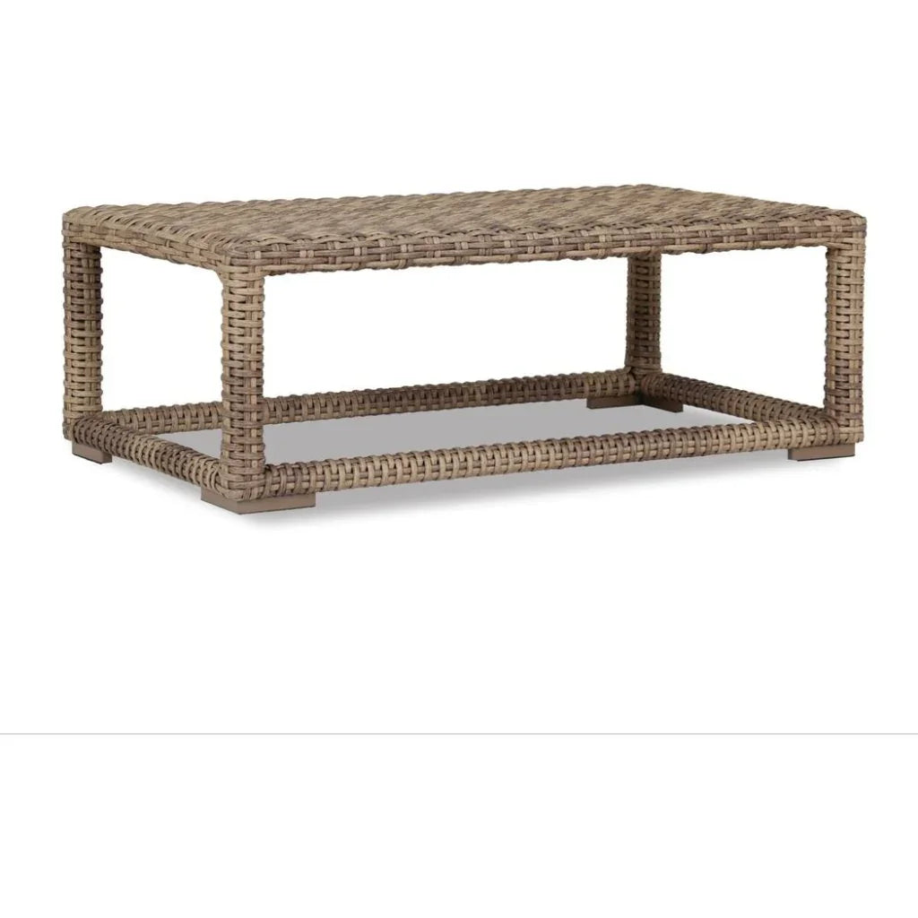 Sunset West Havana Resin Wicker Outdoor Coffee Table