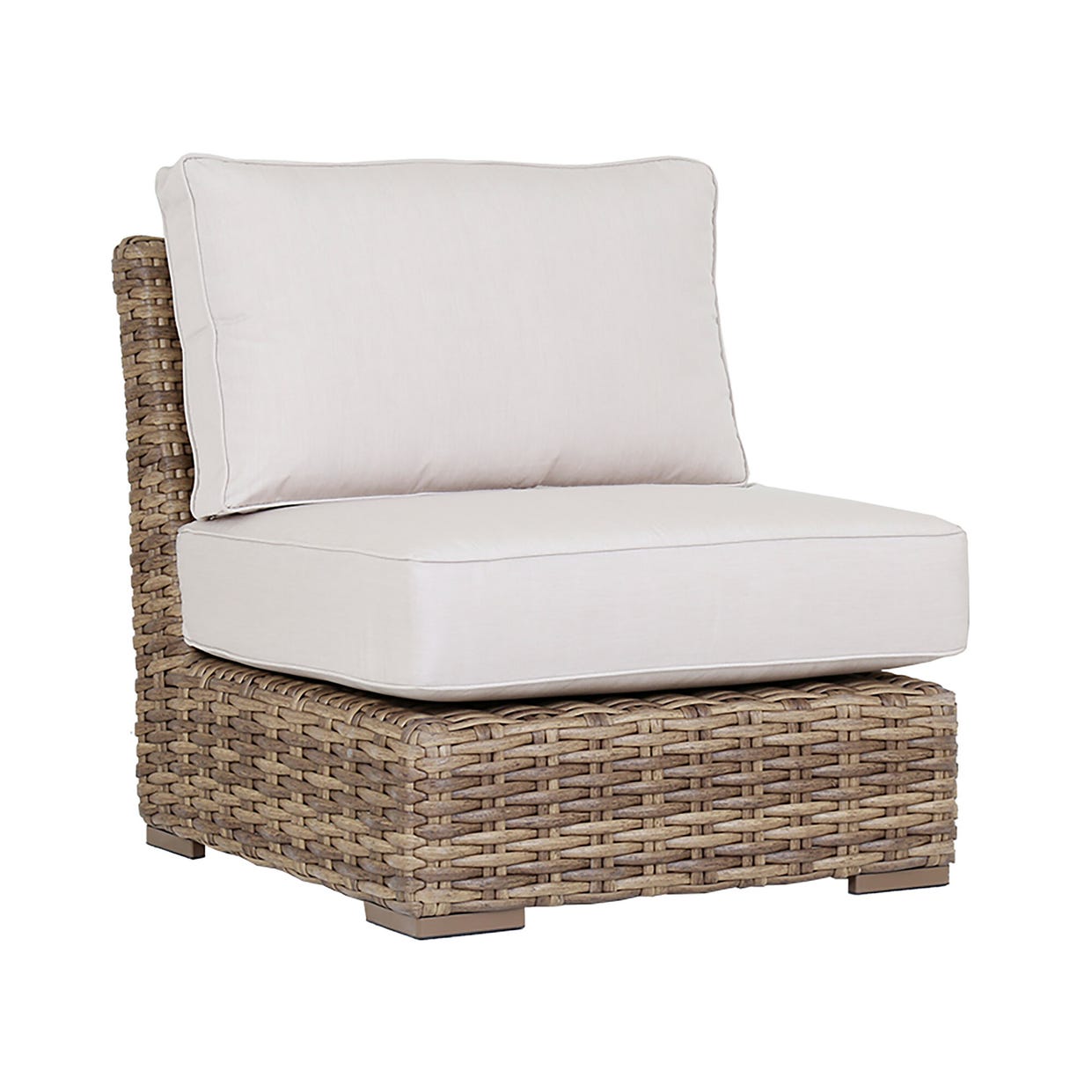 Sunset West Havana Sunbrella Armless Outdoor Club Chair