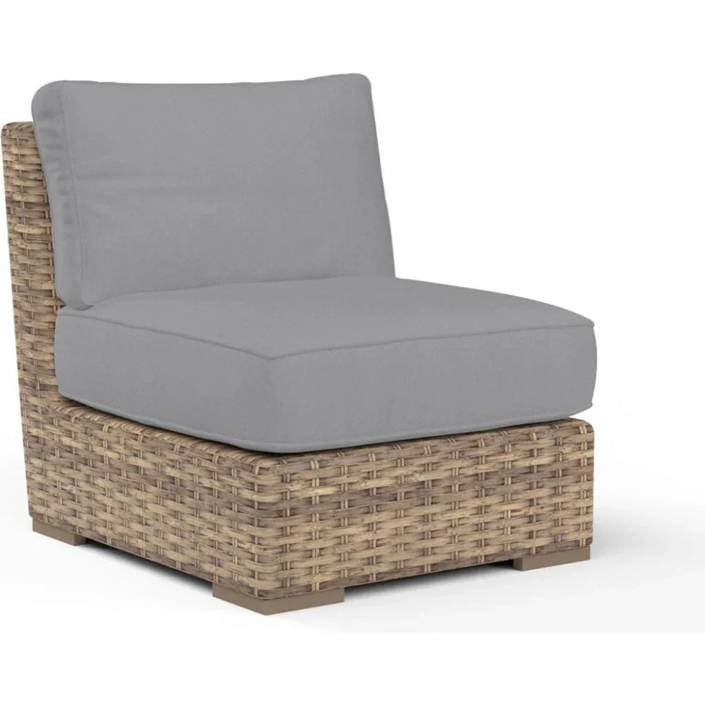 Sunset West Havana Sunbrella Armless Outdoor Club Chair