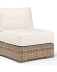 Sunset West Havana Sunbrella Armless Outdoor Club Chair