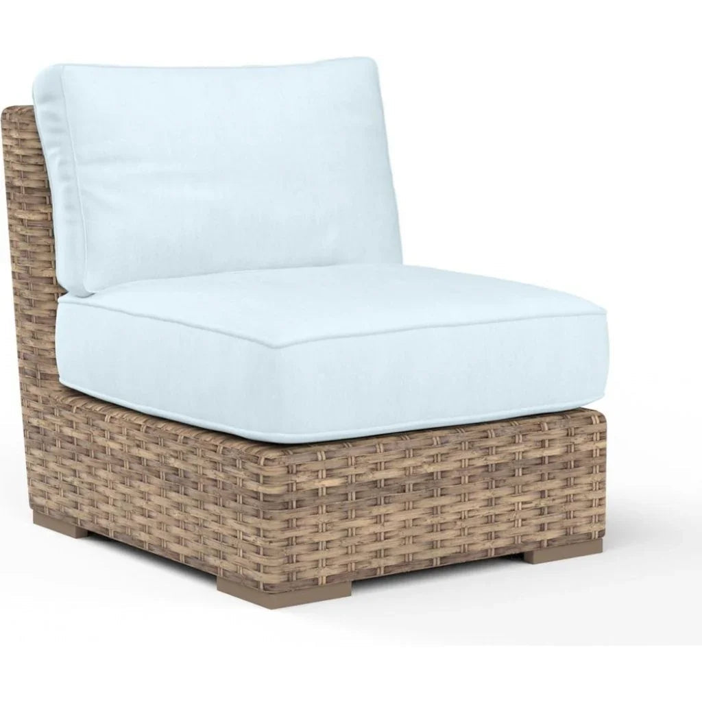 Sunset West Havana Sunbrella Armless Outdoor Club Chair