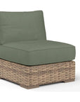 Sunset West Havana Sunbrella Armless Outdoor Club Chair
