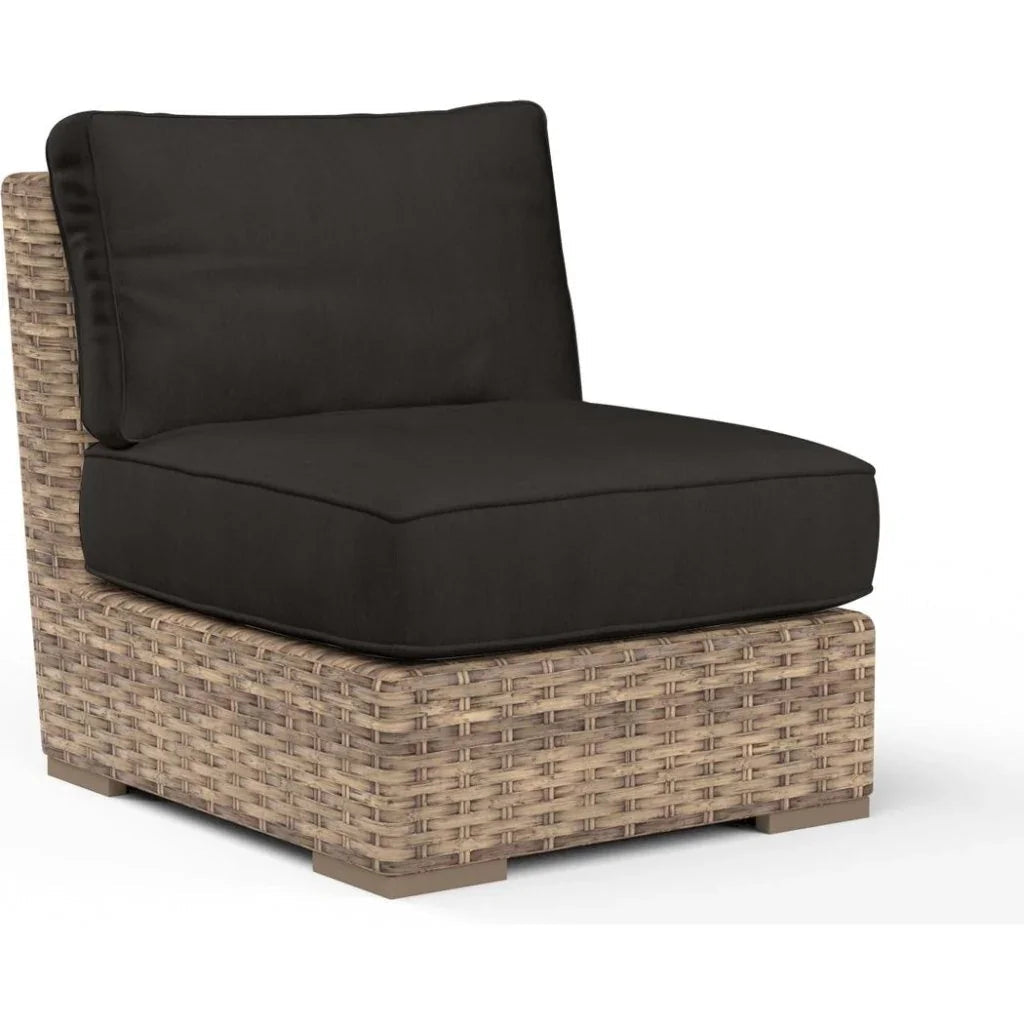 Sunset West Havana Sunbrella Armless Outdoor Club Chair