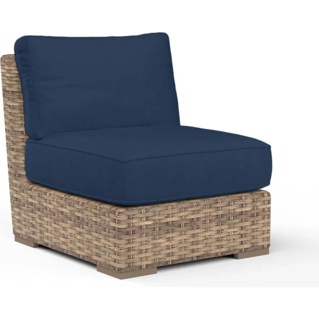 Sunset West Havana Sunbrella Armless Outdoor Club Chair