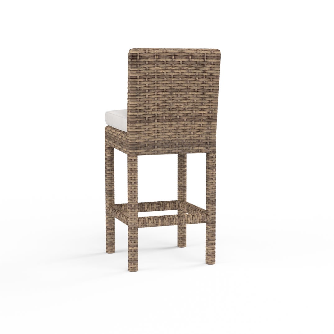 Sunset West Havana Sunbrella Outdoor Barstool 2PC