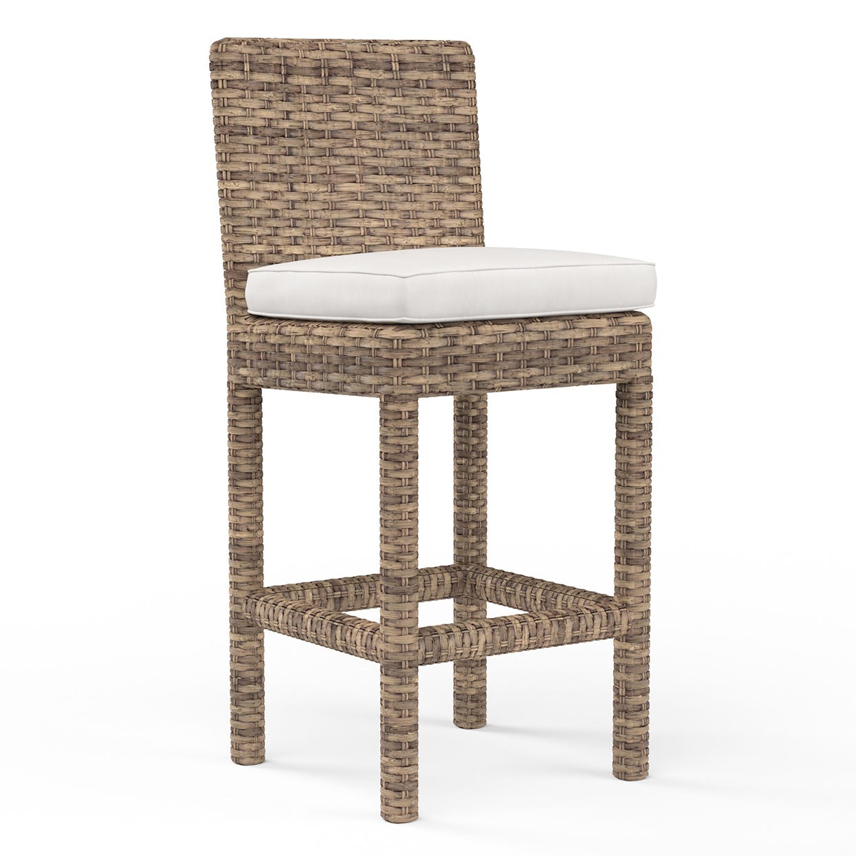Sunset West Havana Sunbrella Outdoor Barstool 2PC