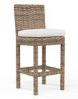 Sunset West Havana Sunbrella Outdoor Barstool 2PC
