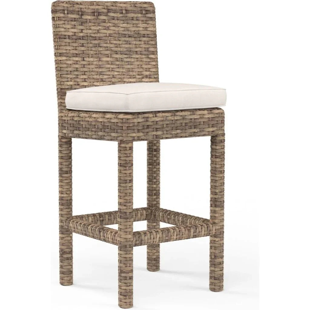 Sunset West Havana Sunbrella Outdoor Barstool 2PC