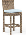 Sunset West Havana Sunbrella Outdoor Barstool 2PC