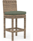 Sunset West Havana Sunbrella Outdoor Barstool 2PC